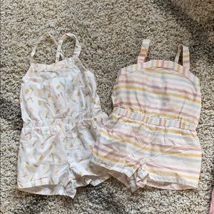 2T Girls Cynthia Rowley Summer Romper bundle